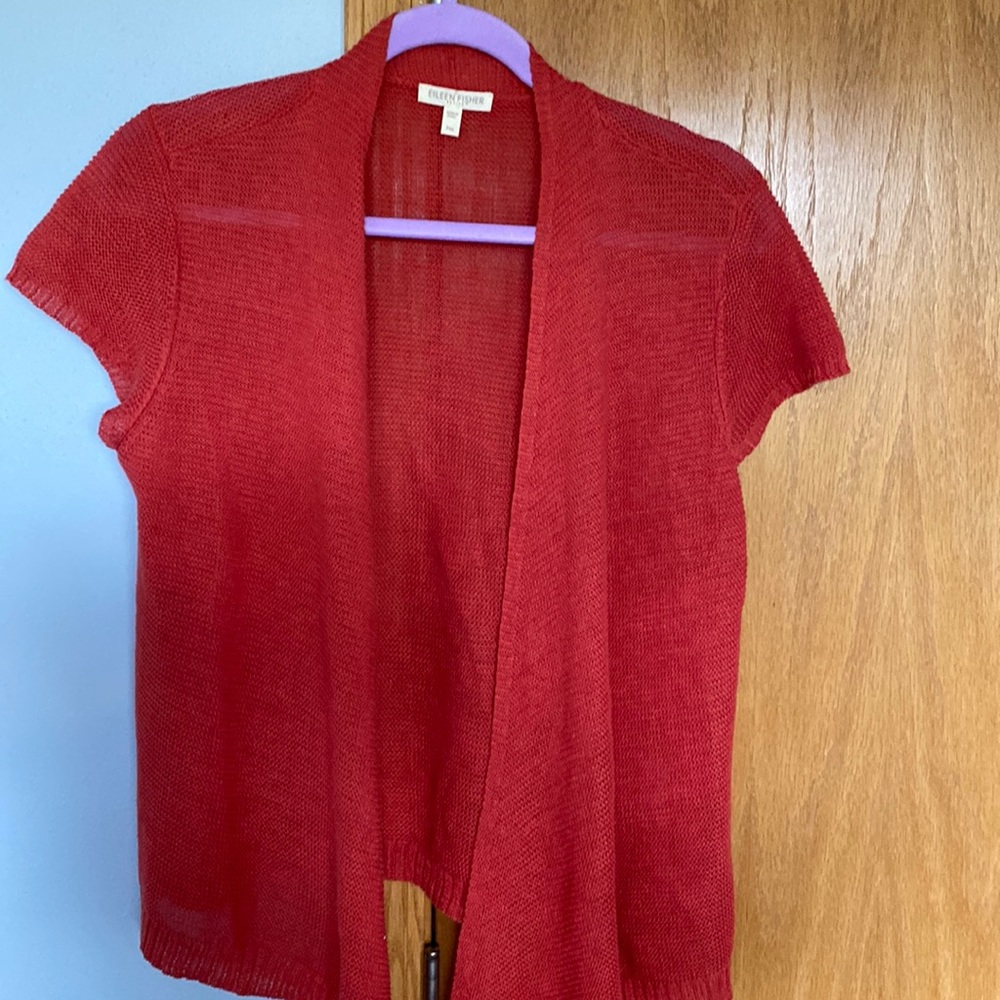 Eileen Fisher Linen Cardigan